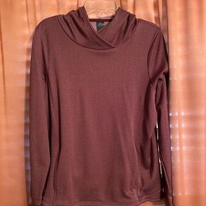 C9 Maroon patterned athletic sweater